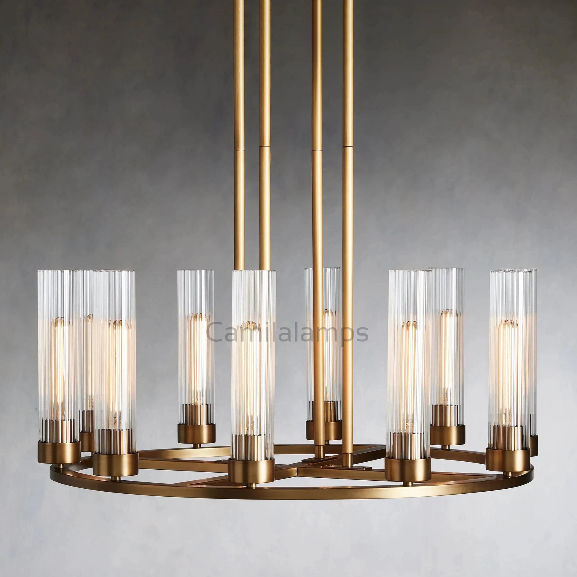 Andreas Round Chandelier 10/12 Light - Camilalamps - CA - 10031H330