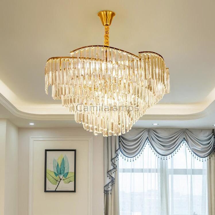 Caetano Crystal Chandelier - Camilalamps - CA - A - 546