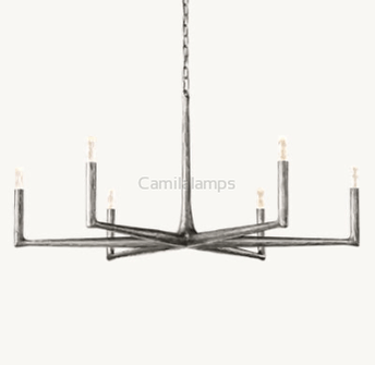 Avarital Forged Round Chandelier 36" 48” 60” 72” - Camilalamps - ARTT - 5