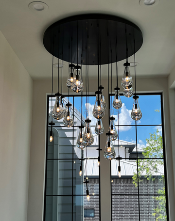 Camila Raindrop Round Chandelier