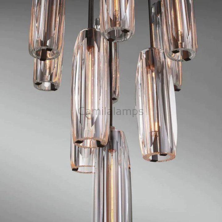 Camellia Crystal 10 - Light Round Chandelier - Camilalamps - CA - CA2023 - C0917