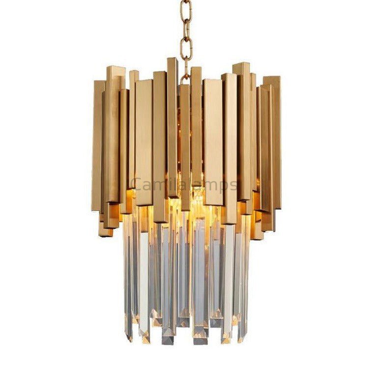 Modern Cream Crystal Pendant Chandelier - Camilalamps - CA - PENDANT - 0198