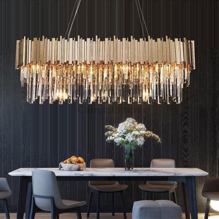 Candi Crystal Chandelier for Dining Room - Camilalamps - CA - A - 360