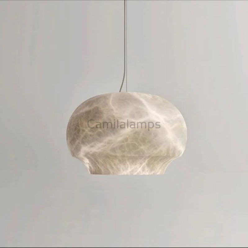 Alabaster Celine Pendant 9.5" D 10.2" D - Camilalamps - CAA - 10001A9