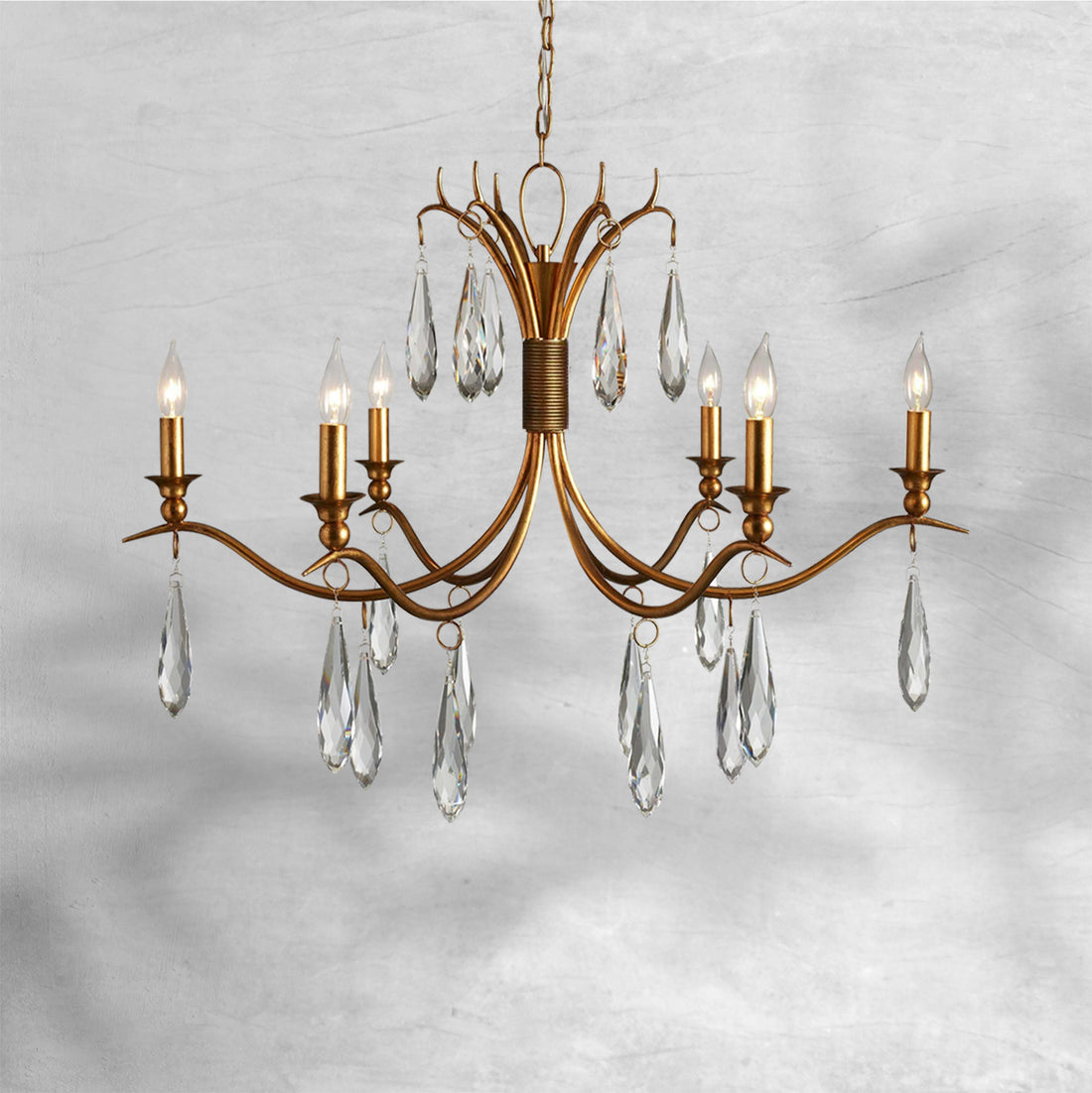 Celine Chandelier 36'' 59'' - Camilalamps - CA - 594H699