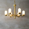 Alabaster Brass Chandelier Living Dining Lighting - Camilalamps - Alaba - 1369 - 6 Lig - 1