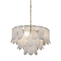 Alabaster Brass Multi - Layer Chandelier Lamp - Camilalamps - Alaba - 1358 - 2 Lay - 1