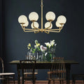 Alabaster Modern Global Dining Chandelier - Camilalamps - Alaba - 1368 - 6 Lig - 1