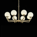Alabaster Modern Global Dining Chandelier - Camilalamps - Alaba - 1368 - 8 Lig - 2