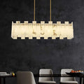 Alabaster Modern Rectangular Dining Room Chandeliers - Camilalamps - Alaba - 1366 - 1