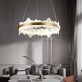 Spain Alabaster Brass Indoor Chandelier Lighting - Camilalamps - Spain - 1373 - 1