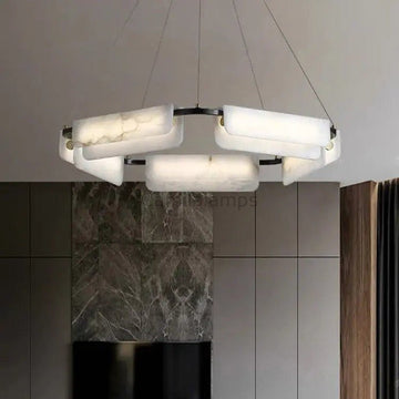 Spain Alabaster Modern Bedroom Chandeliers - Camilalamps - Spain - 1364 - D23.6 - 1