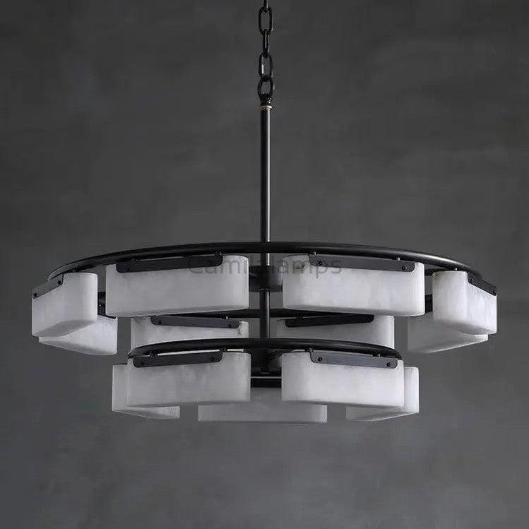 Spain Alabaster Modern Chandelier Lighting Indoor - Camilalamps - Spain - 1375 - 1