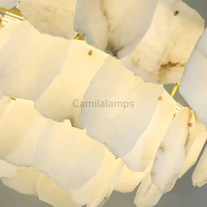 Spain Alabaster Modern Living Room Chandeliers - Camilalamps - Spain - 1363 - 2 Lay - 1