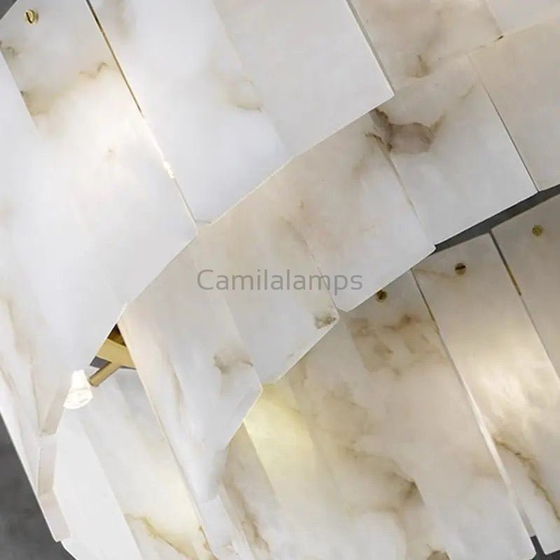 Spain Alabaster Round Modern Chandeliers - Camilalamps - Spain - 1365 - 23.62 - 1