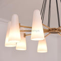 White Porcelain Round Chandelier 10 - Lights - Camilalamps - CA - C - 16