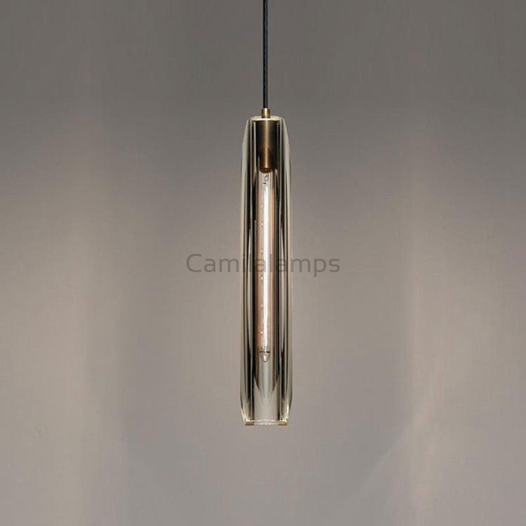 Blake Island Pendant Smoke Shad Pendant Light Over Kitchen Table - Camilalamps - CAM - PT - 34