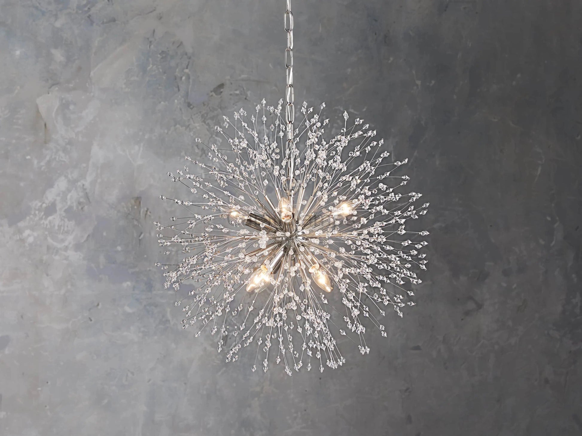Dandelion Round Chandelier 22''30''43'' - Camilalamps - CA - 2036H137