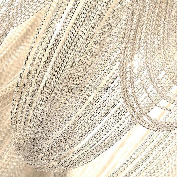 Sienna Aluminum Chain Modern Tassel Chandelier - Camilalamps - CAM - SI - 03