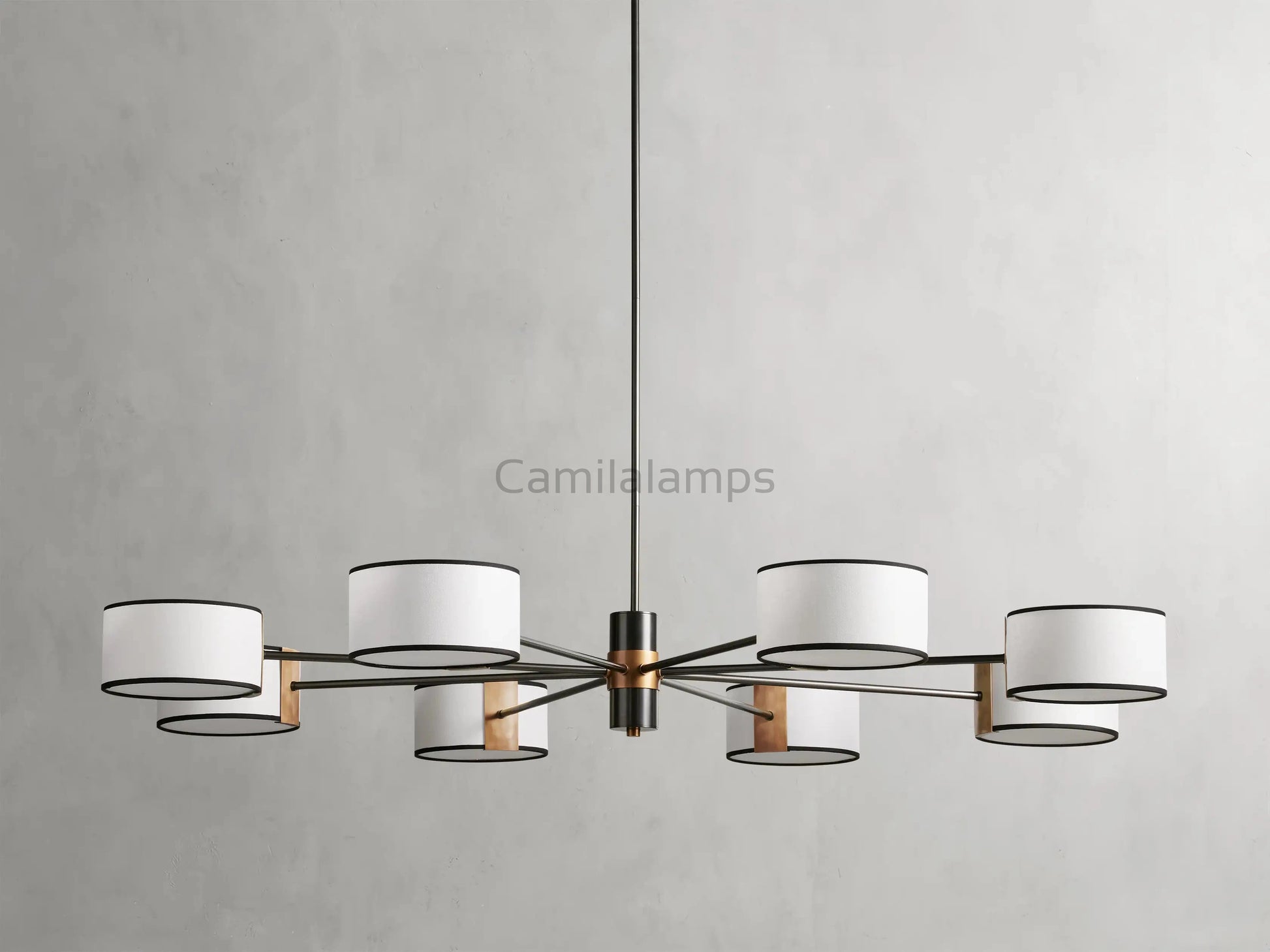 Daphne Round Chandelier 48''60'' - Camilalamps - CA - 10031H105