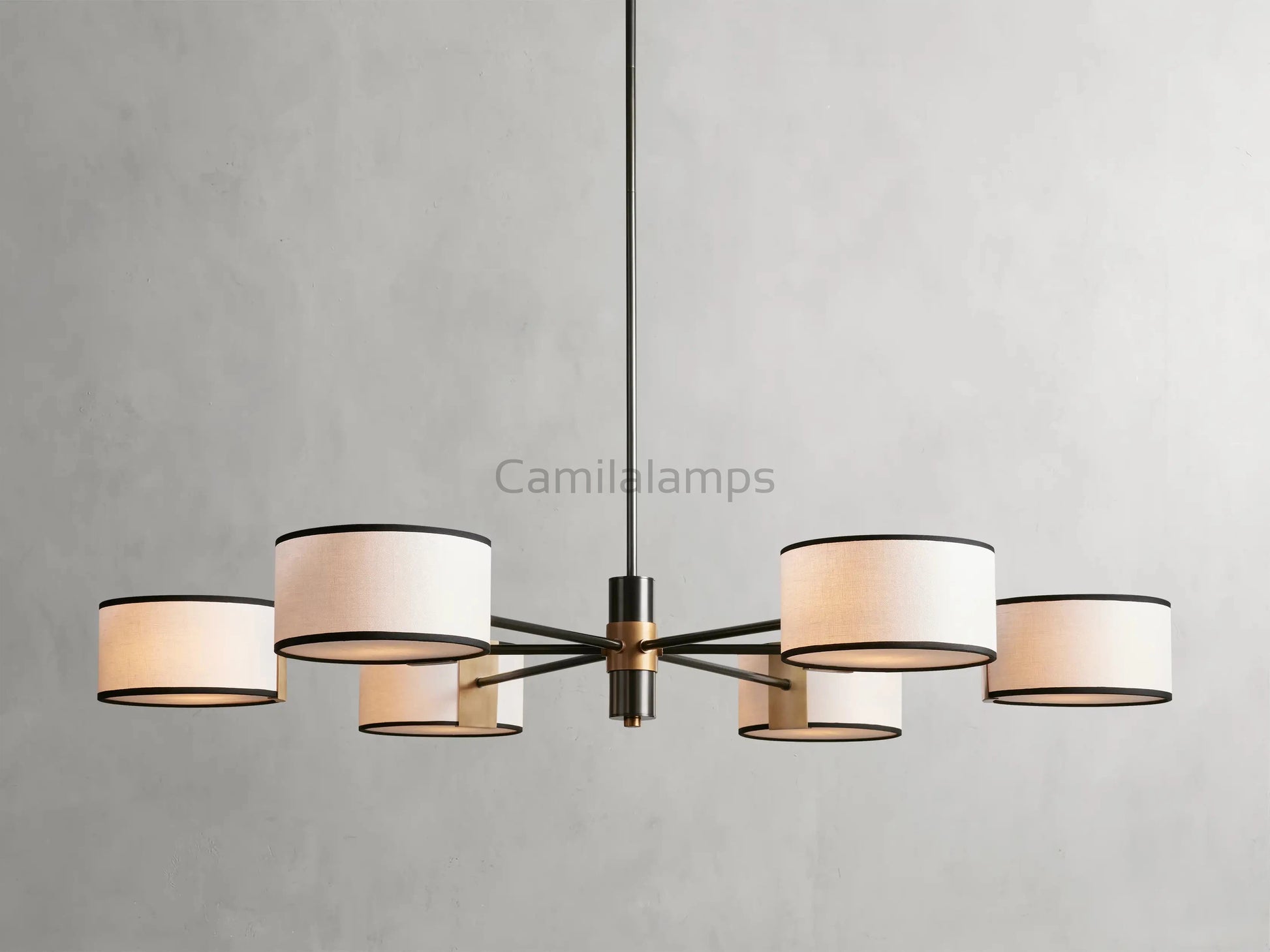 Daphne Round Chandelier 48''60'' - Camilalamps - CA - 10031H103