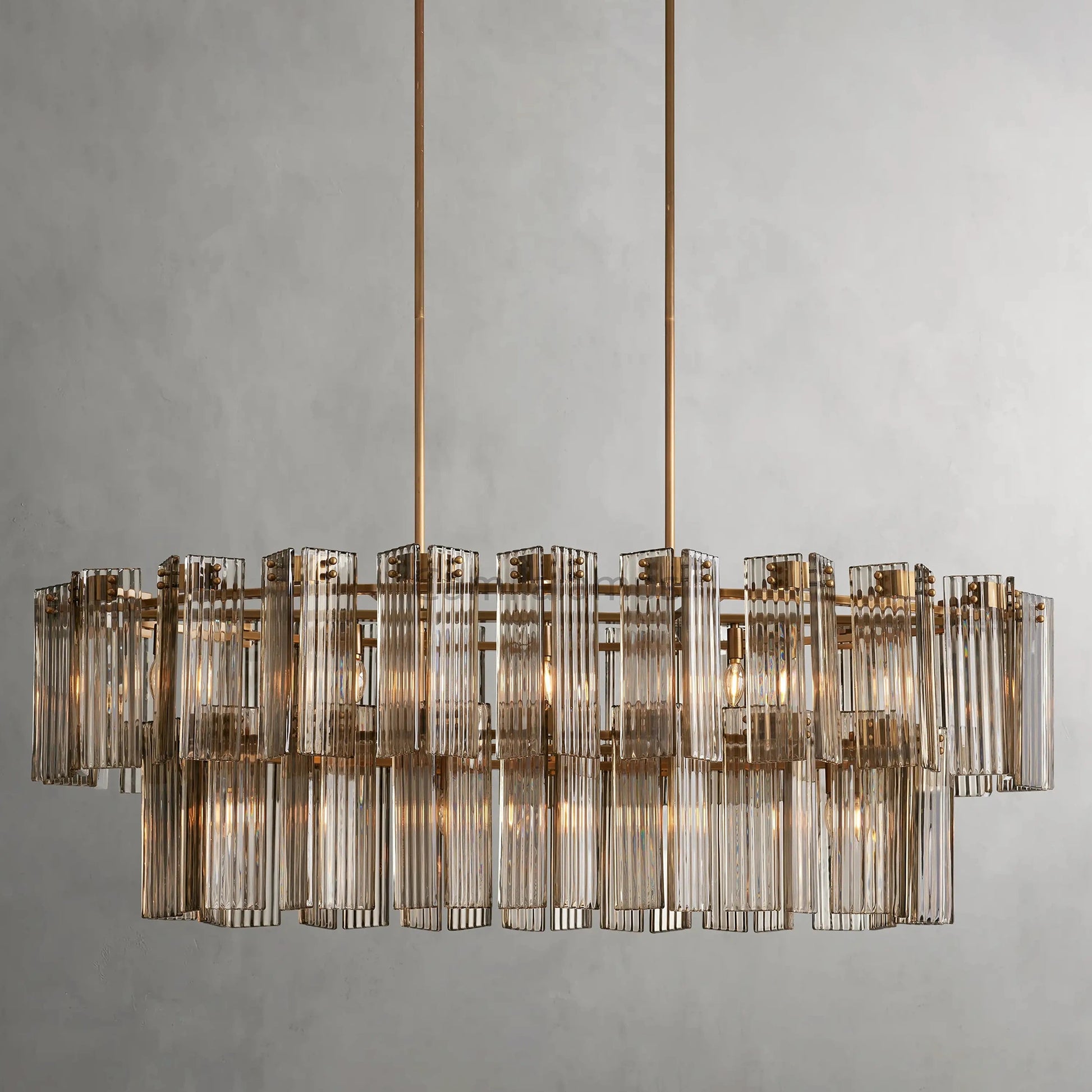 Delsie Oval Chandelier 51''63''72'' - Camilalamps - CA - 10031H98KT