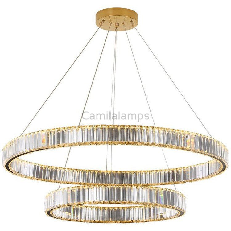 Doro Crystal Round Chandelier - Camilalamps - CA - A - 439