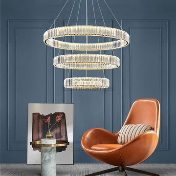 Doro Crystal Round Chandelier - Camilalamps - CA - A - 429