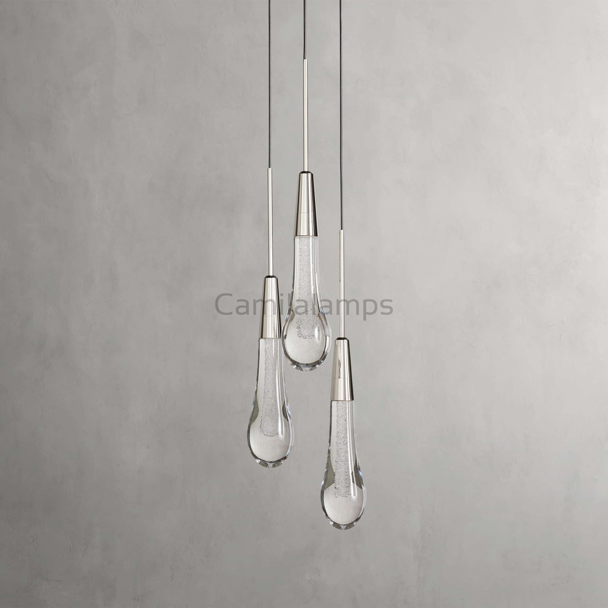 Solitaire Single Light /3 - light Pendant - Camilalamps - CA - SLP - 3 - 3