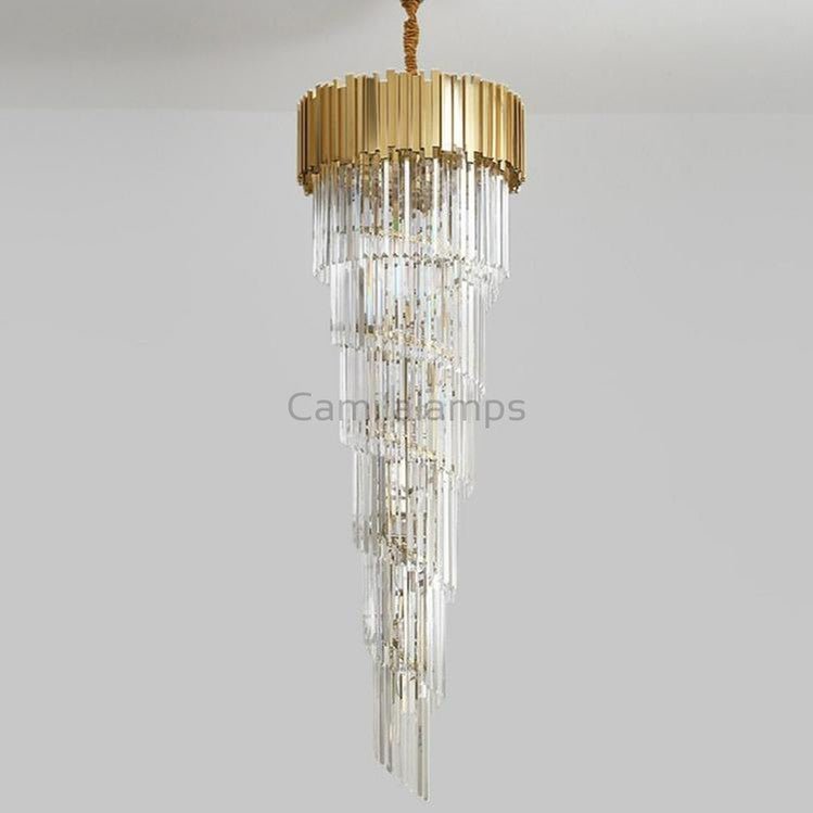 Elian Gillani 2 - Story Crystal Chandelier - Camilalamps - CA - A - 680