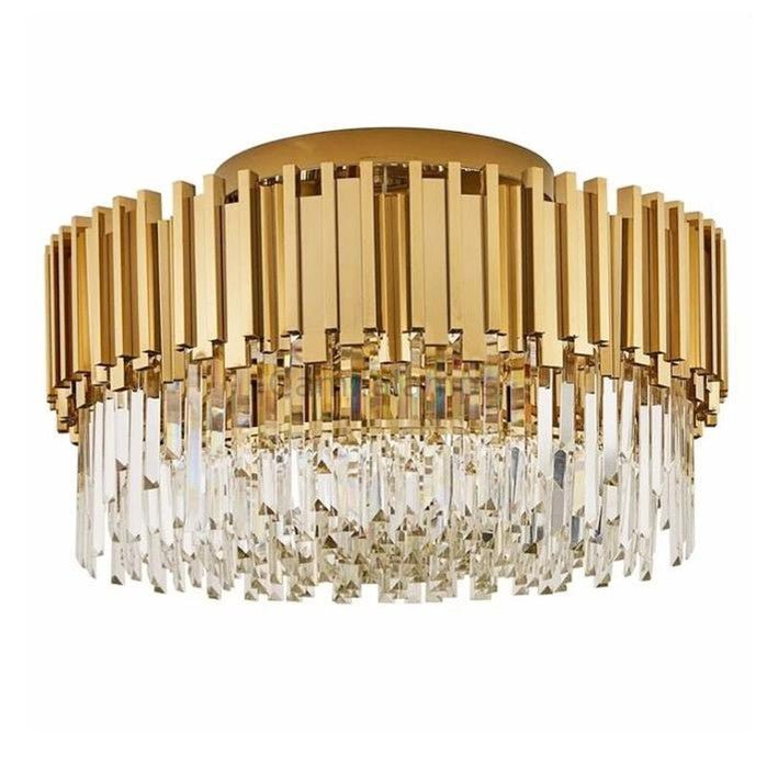Kiera Flush Mount Crystal Chandelier - Camilalamps - CAM1735