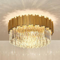 Kiera Flush Mount Crystal Chandelier - Camilalamps - CAM1735