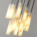 Alabaster Modern Cylindrical Round Chandelier 79