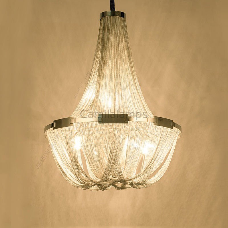 Eldorado Luxury Aluminum Chain Tassel Chandelier - Camilalamps - CA - A - 001