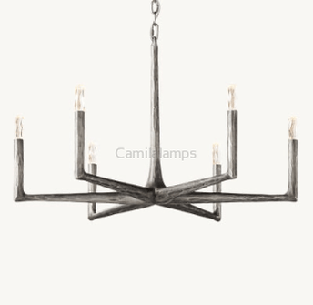 Avarital Forged Round Chandelier 36" 48” 60” 72” - Camilalamps - ARTT - 3