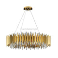 Flavian Halo Crystal Chandelier - Camilalamps - CA - A - 643