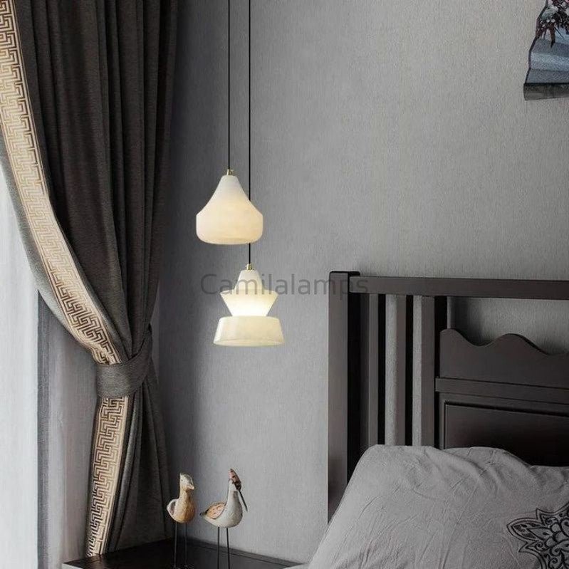 Alabaster Bedside Pendant - Camilalamps - CA - Alabas - 00221