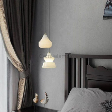 Alabaster Bedside Pendant - Camilalamps - CA - Alabas - 00221