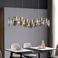 Flor Linear Chandelier for Dining Room - Camilalamps - CA - FCD - 01