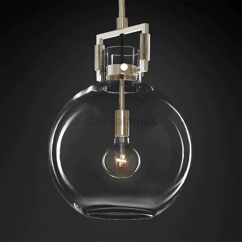 Holow Ball Glass Pendant 10″ 14″ 18″ - Camilalamps - CAA - 10007A1