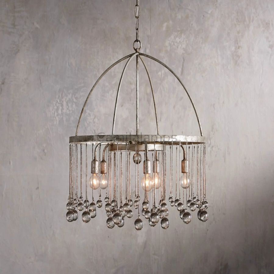 Gael Round Chandelier - Camilalamps - CA - GF - 24