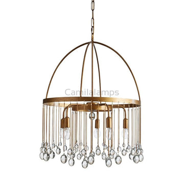 Gael Round Chandelier - Camilalamps - CA - GF - 16