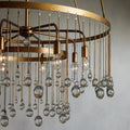 Gael Round Chandelier - Camilalamps - CA - GF - 24