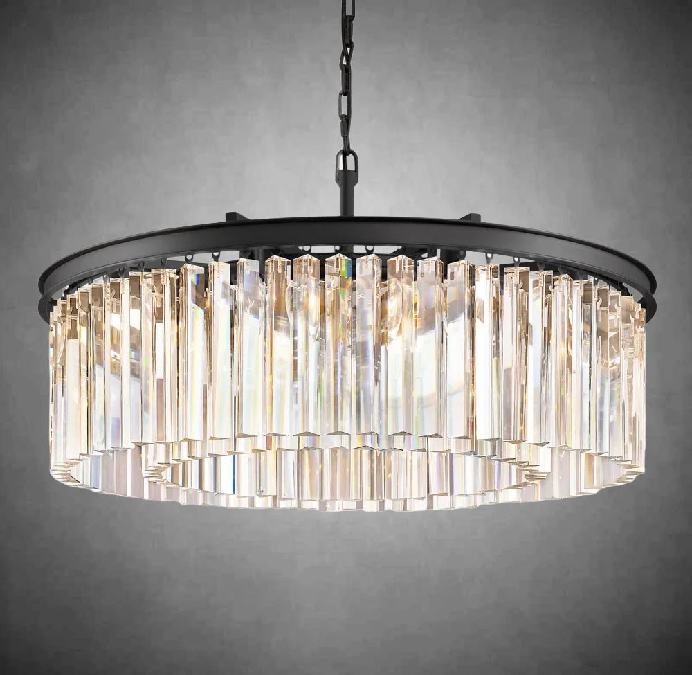 Falria 1 - Tier Crystal Round Chandelier - Camilalamps - VSL - CUST2024 - 247