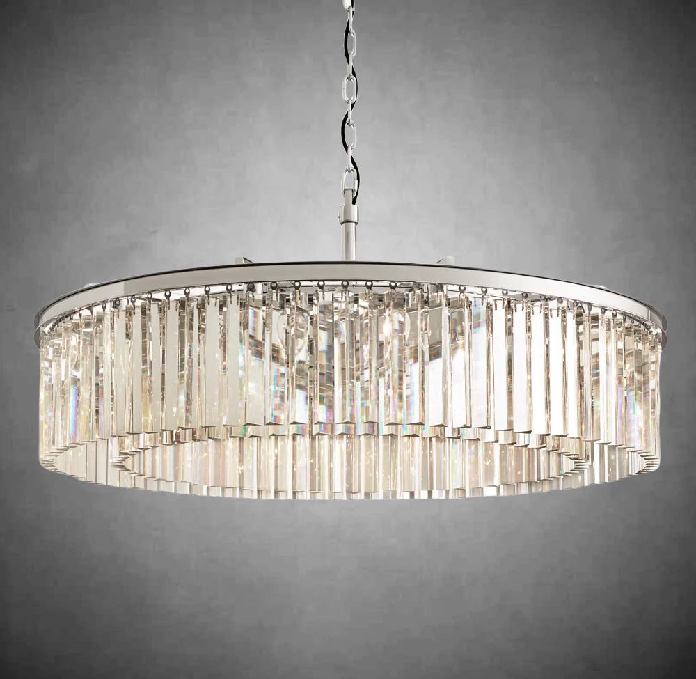 Falria 1 - Tier Crystal Round Chandelier - Camilalamps - VSL - CUST2024 - 252