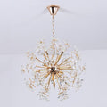 Golden Faceted Crystal Petal Dandelion Pendant Light - Camilalamps - CAA - 10006A2