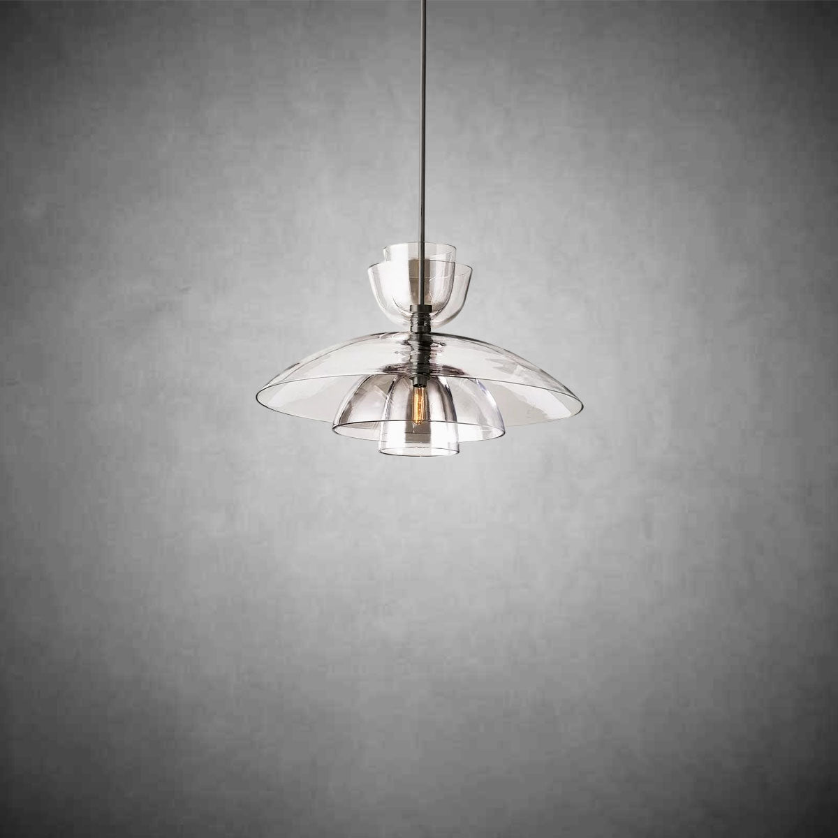 Blum Glass Cloche Grand Pendant - Camilalamps - CA - CH6032