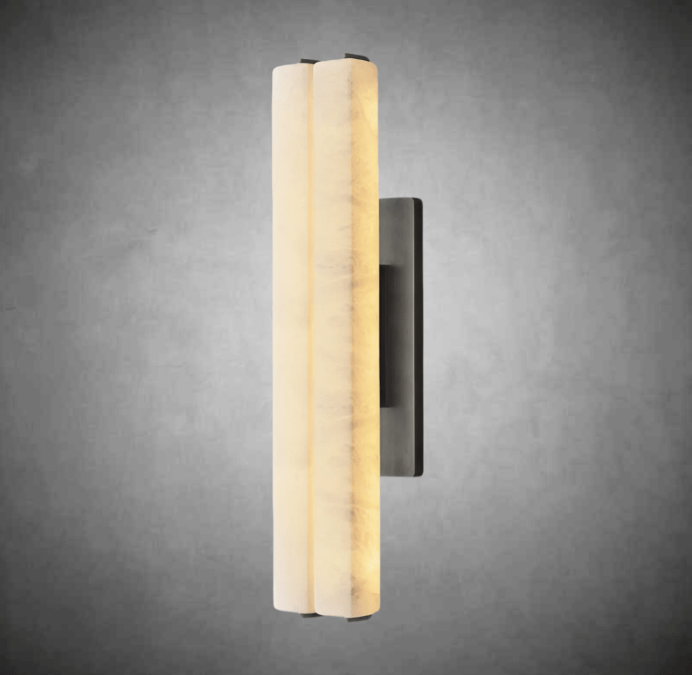 Aurivox Alabaster Double Sconce - Camilalamps - CA - CH - 3368
