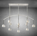 Hemispheae Modern Glass Linear Chandelier 54'' 72'' - Camilalamps - CA - DL1227 - 6