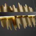 Lior Modern Sculpture Linear Chandelier - Camilalamps - CAM - HI008